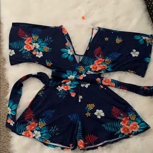 Express Floral Romper